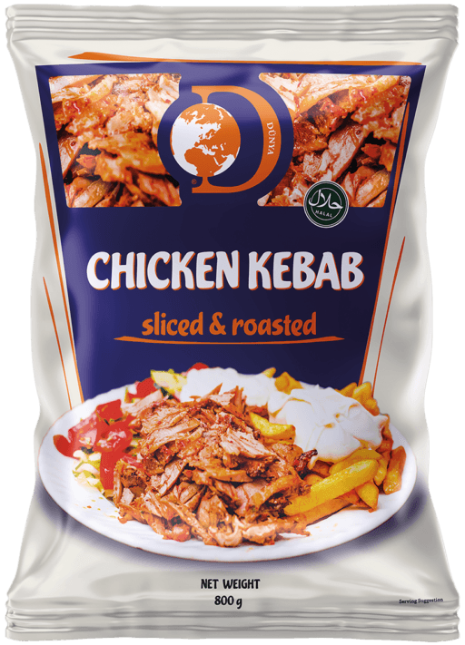 Sliced And Roasted Chicken Doner