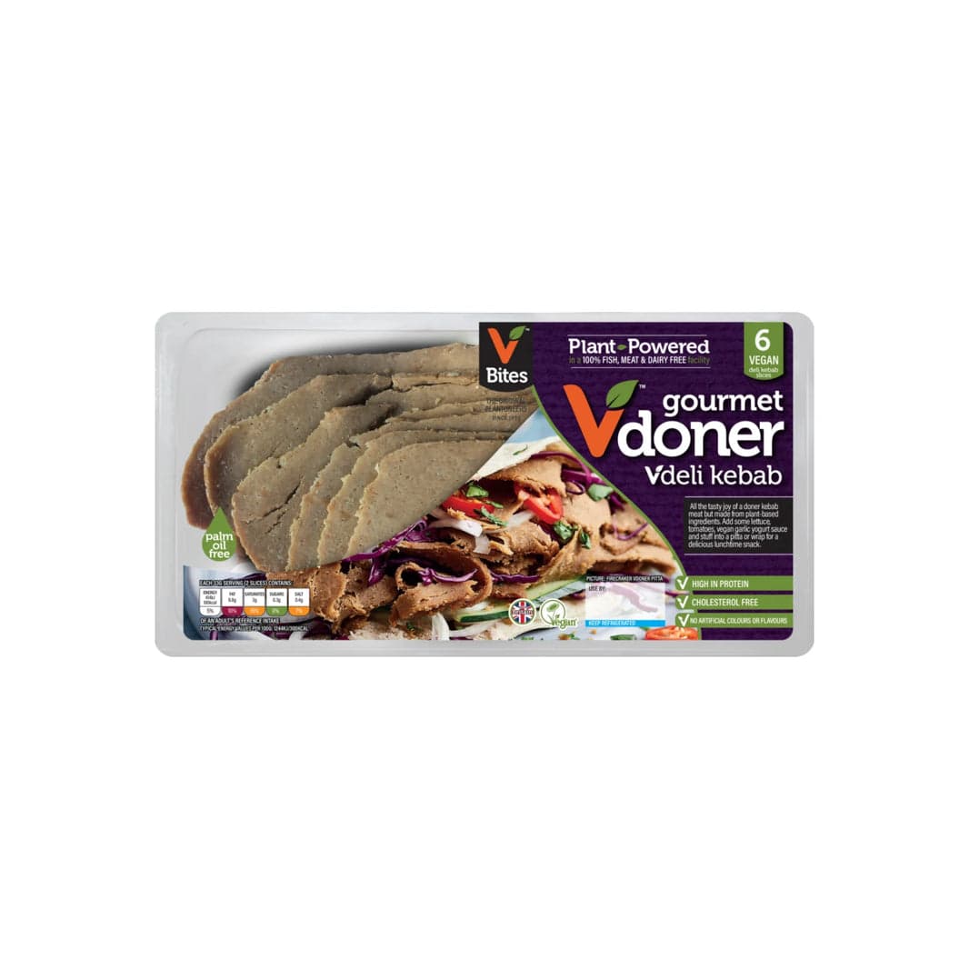 Sliced And Roasted Vegan Doner